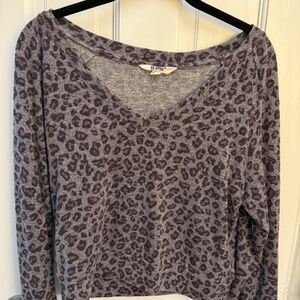 BB Dakota leopard print long sleeve